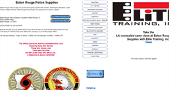 Desktop Screenshot of batonrougepolicesupplies.com