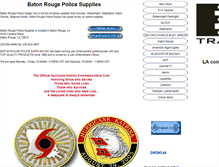 Tablet Screenshot of batonrougepolicesupplies.com